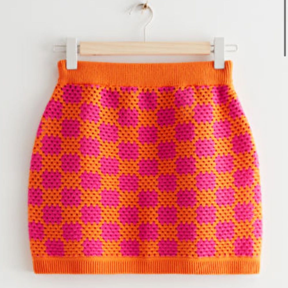 crotchet mini skirt